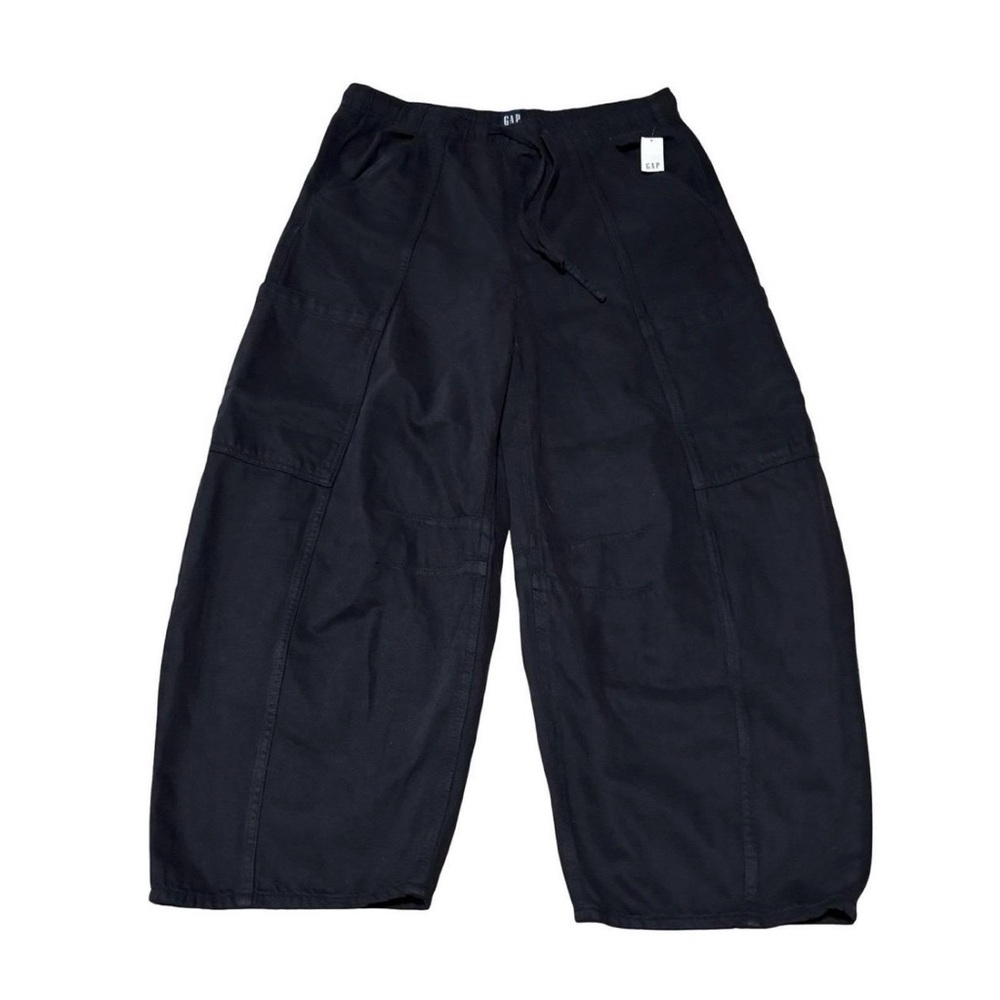 GAP Black Wide Leg Cargo Pants